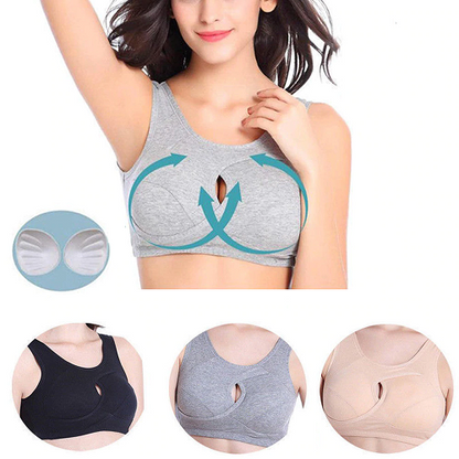 Anti-Sagging Wirefree Bra (Set Of 3) 1