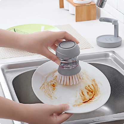 Soap Dispensing Palm Brush 1