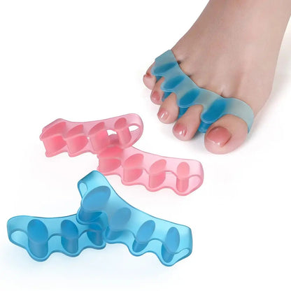 Silicone Toe Separator & Bunion Corrector – Gel Toe Spacers for Alignment, Pain Relief & Toe Straightening 1
