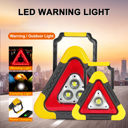 Portable Car Triangle LED Warning Light 1