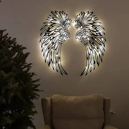 ANGEL WINGS METAL WALL ART 1