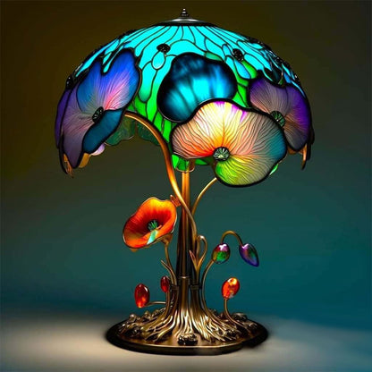 Stained Glass Plant Series Table Lamp 1