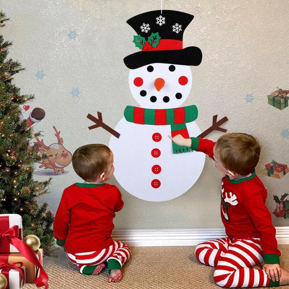 DIY Felt Christmas Snowman or Tree – Children’s Favorite Gift 1