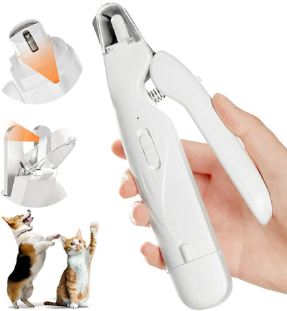 Quiet LED Pet Nail Groomer – Gentle Clippers & Grinder for Dogs and Cats of All Sizes 1