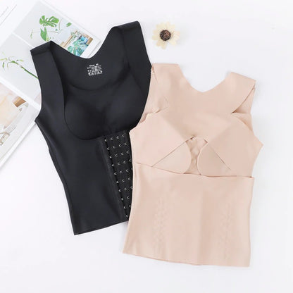 4-in-1 Waist Buttoned Bra Shapewear 1