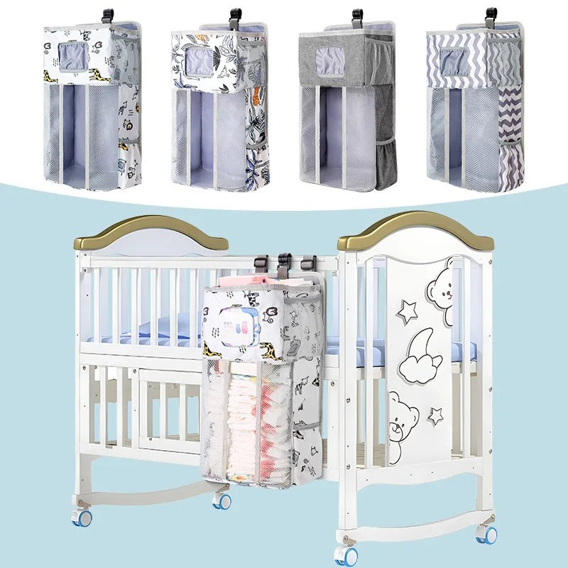 Hanging Diaper Storage Bag for Crib 1