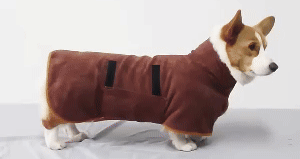 Dog Bathrobe Towel 1
