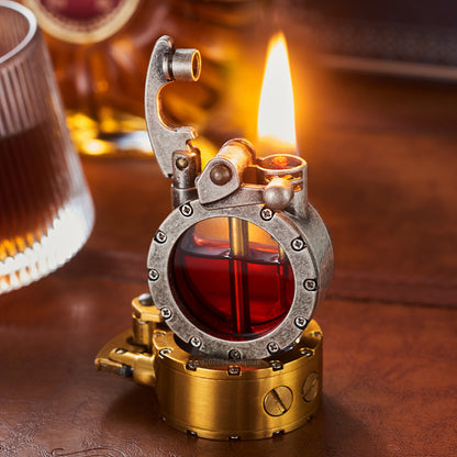 Retro Transparent Tank Metal Lighter 1