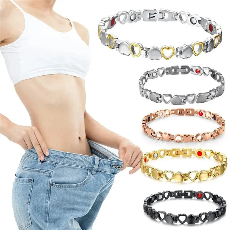 Cordate Ion Lymphatic Therapeutic Titanium Bracelet 1