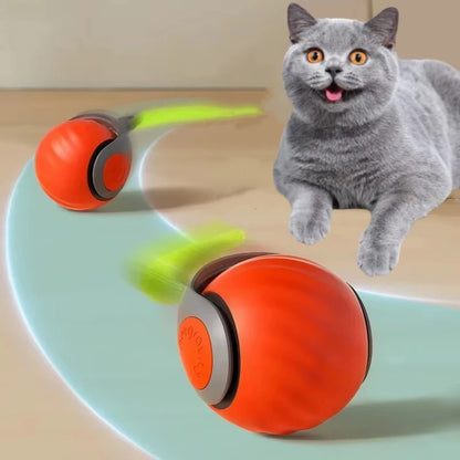 Cat Interactive Electric Rolling Ball with Teasing Tail 1