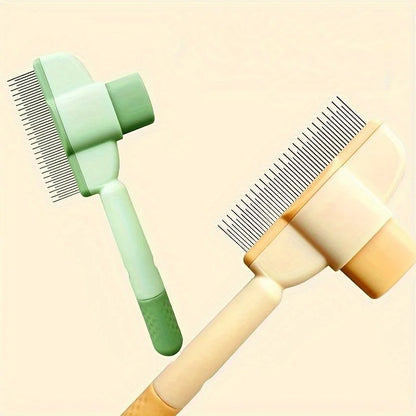 Self-cleaning Pet Flea Comb Grooming Brush 1