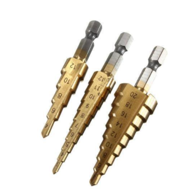 3-SET HSS TITANIUM COATED DRILL BIT 1
