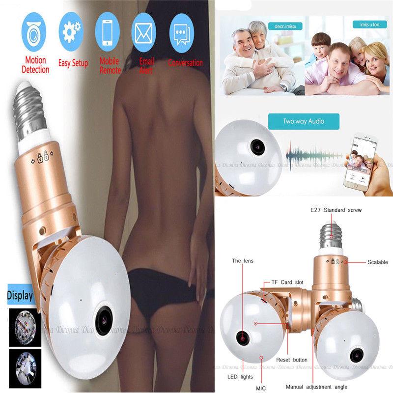 Light Bulb WiFi Security Camera 1