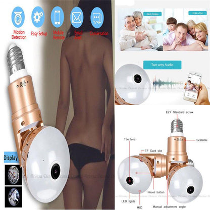 Light Bulb WiFi Security Camera 1