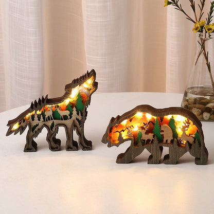 Wooden Animal Ornaments 1
