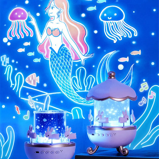 Films & Soothing Sounds Projector Night Lights for Kids 1