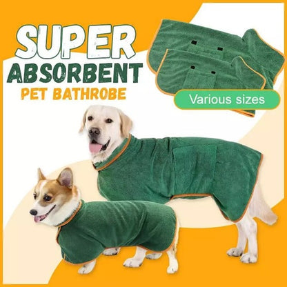 Super Absorbent Pet Bathrobe-M 1