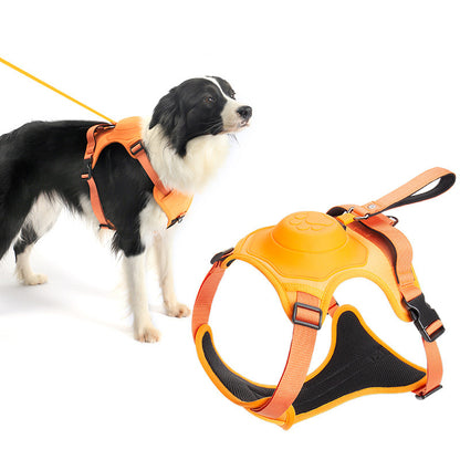 Dog Harness and Retractable Leash Set All-in-One 1