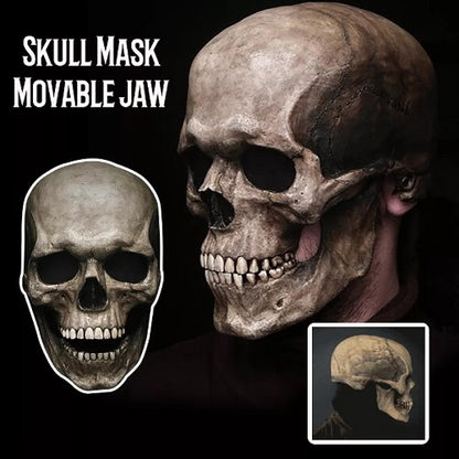 Movable Jaw Full Head Skull Mask 1