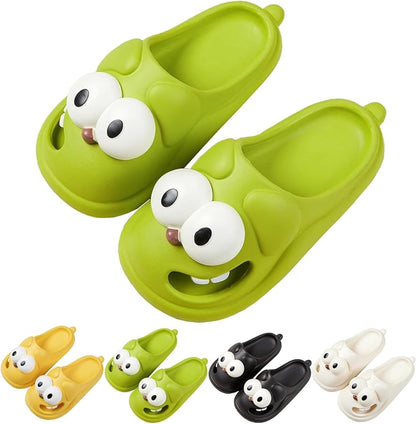 Funny Big Eyes Tongue Kiss Slippers 1