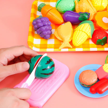Cutting Play Food Toy for Kids Kitchen 1