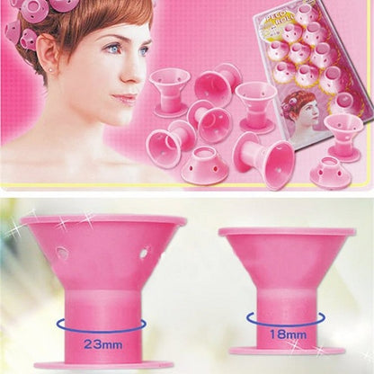 Set of 10 Silicone Hair Curlers 1