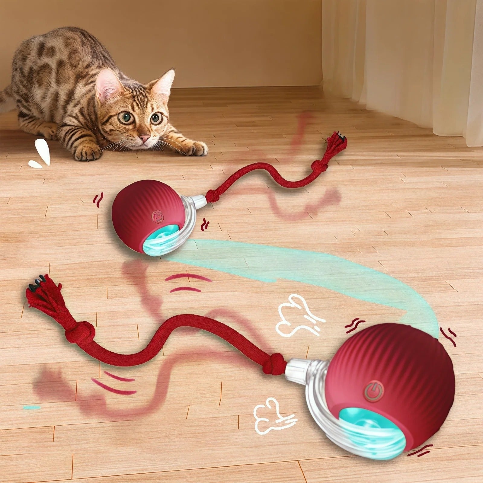 Rollraptor interactive pet toy ball 1