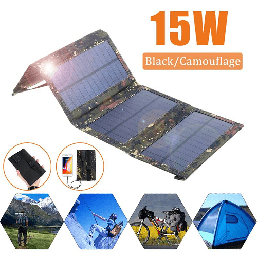 Solar Powered Foldable USB Phone Charger 1