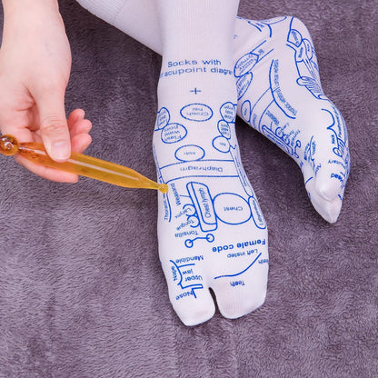 Reflexology Socks with Trigger Point Massage Tool 1
