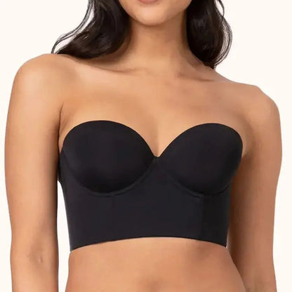 Women's Full Bust and Full Figure Strapless Longline Bra 1
