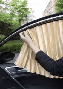 Magnetic Car Sunshade Window Curtain 1