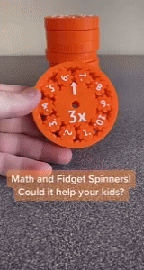 Math Fidge’t Spinners Toy 1