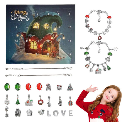 DIY Christmas Advent Calendar Bracelets Set 1