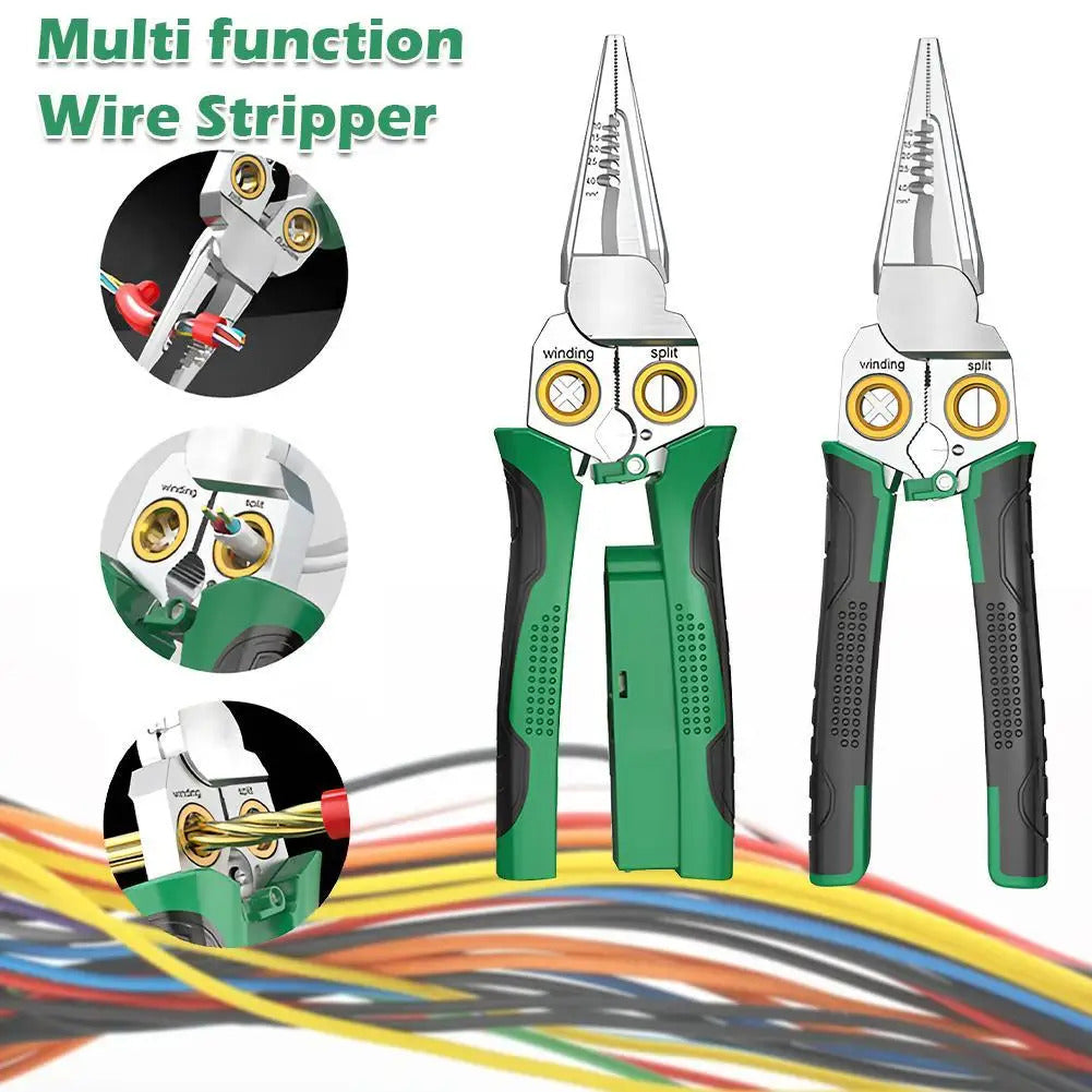 8-in-1 Electrical Wire Stripper Multi-Tool Pliers 1
