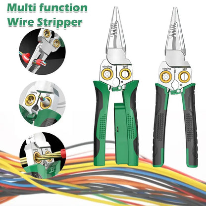 8-in-1 Electrical Wire Stripper Multi-Tool Pliers 1