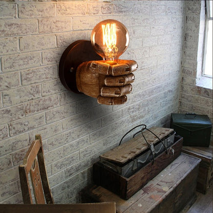 CLASSICAL RESIN FIST WALL LAMPS 1