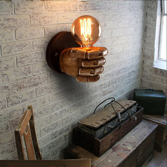 CLASSICAL RESIN FIST WALL LAMPS 1
