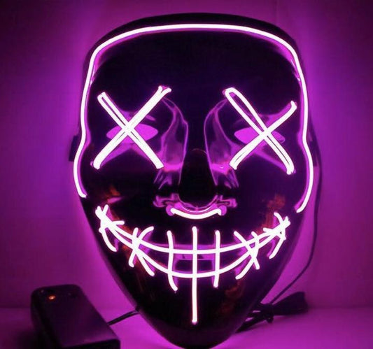 Halloween Party & Rave Glow Mask 1