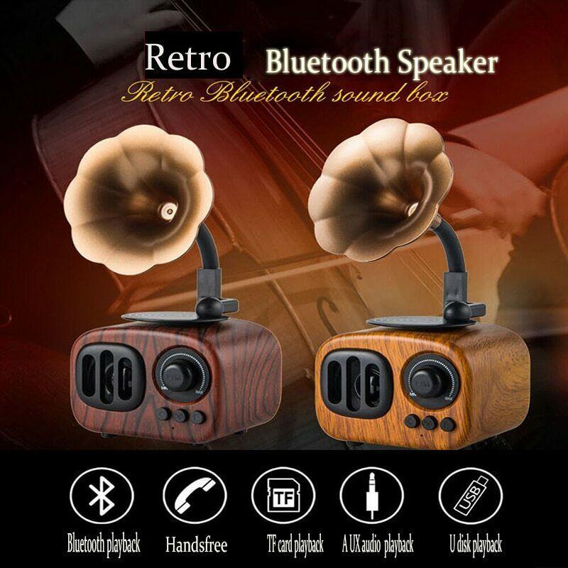 Retro bluetooth gramophone speaker 1