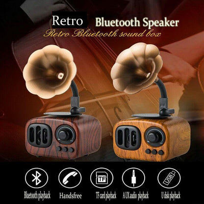 Retro bluetooth gramophone speaker 1