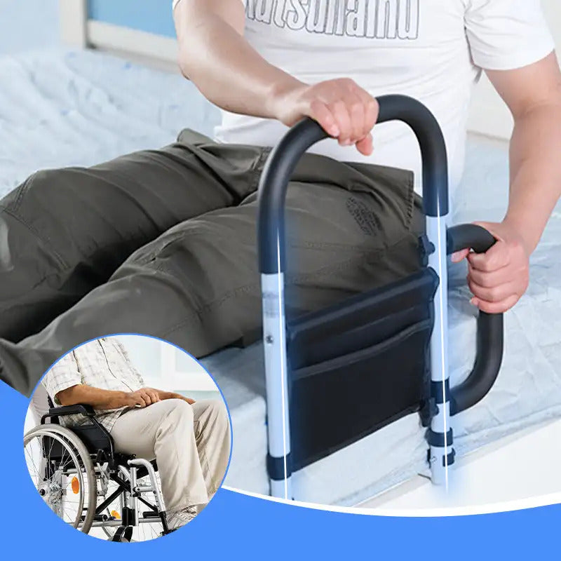 Bed Assist Rail – Safety Guard with Storage Pocket 1