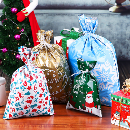 Drawstring Holiday Gift Bags 1