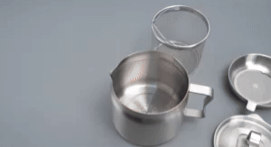 Grease Container with Filter 1