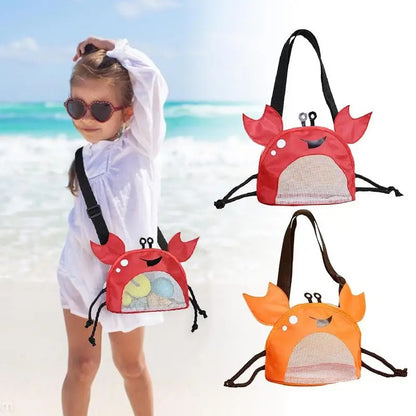 Crab Seashell Mesh Bag 1