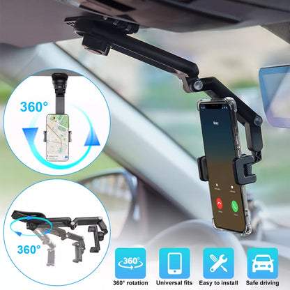 Rotatable and Retractable Car Phone Holder 1