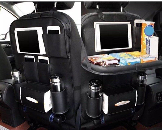 High Quality PU Leather Car Seat Back Organizer 1