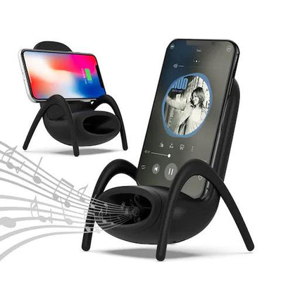 Portable Mini Chair Wireless Charger With Speaker 1