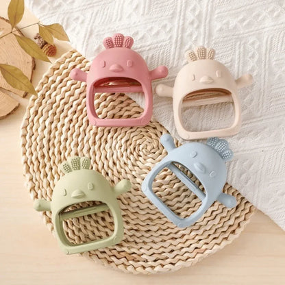 Baby Teether Chick Gloves 1