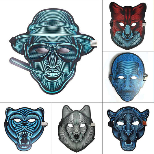 Sound reactive led mask 1