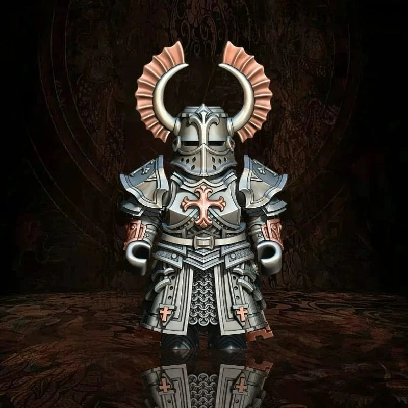 HANDCRAFTED CRUSADER AND CRIMSON TEMPLAR STATUE 1